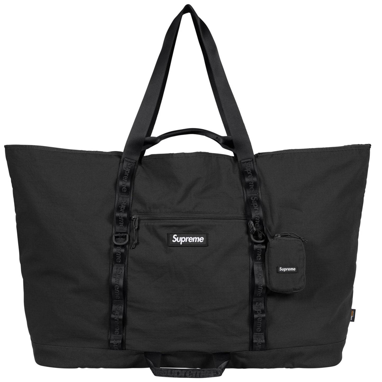 Supreme X-Large Tote Bag + Utility Pouch "Black"