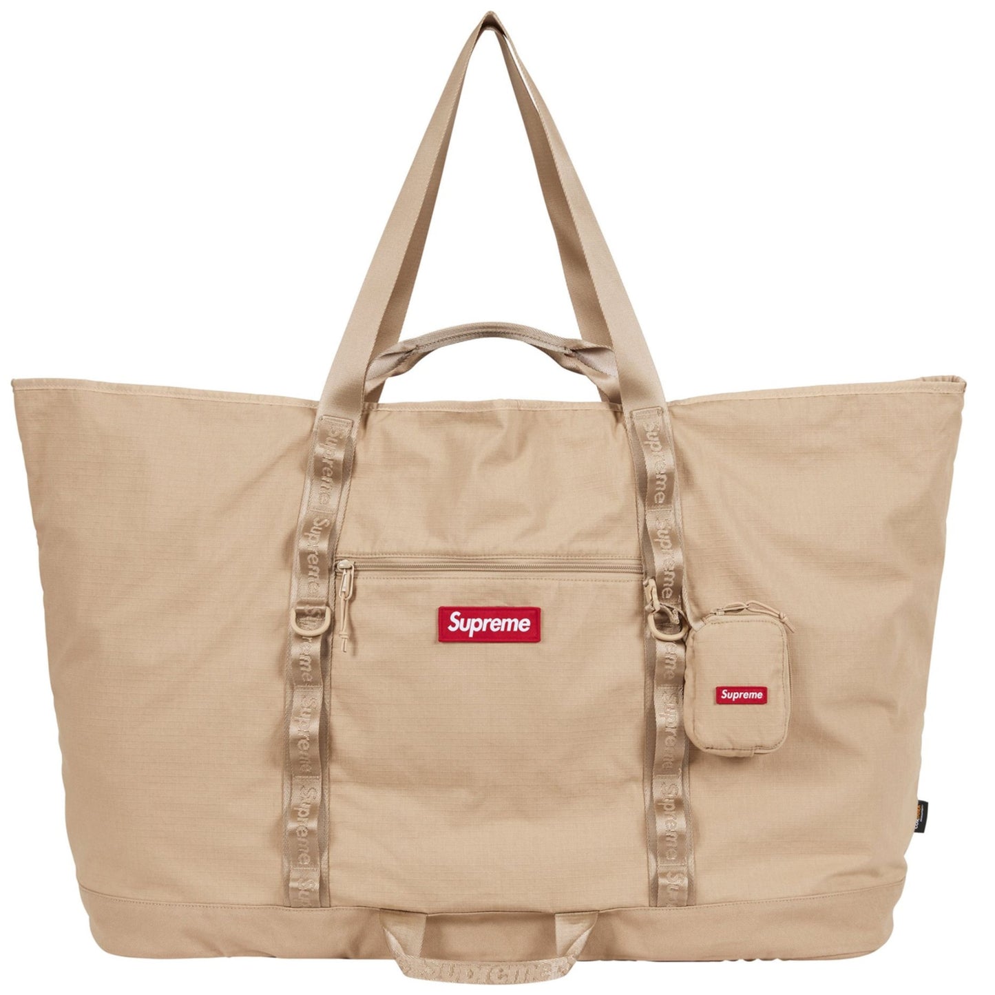 Supreme X-Large Tote Bag + Utility Pouch "Tan"