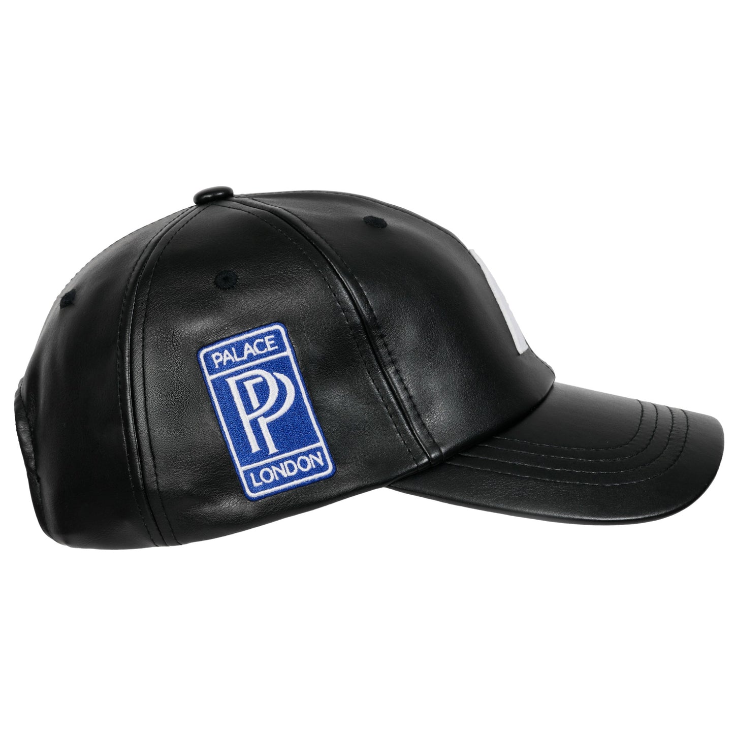 Palace Faux Leather P 6-Panel "Black"