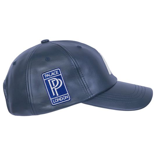 Palace Faux Leather P 6-Panel "Navy"