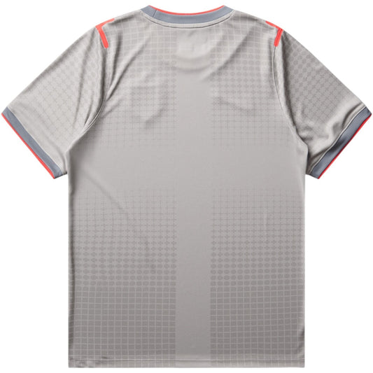 Palace x Nike England Academy Pro Pre-Match Football Top "Pewter Grey/Bright Crimson"