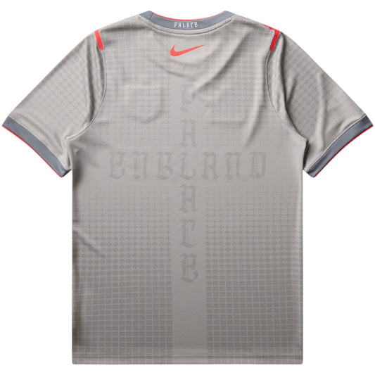 Palace x Nike England Dri-Fit Academy Pro Football Top "Pewter Grey/Bright Crimson"