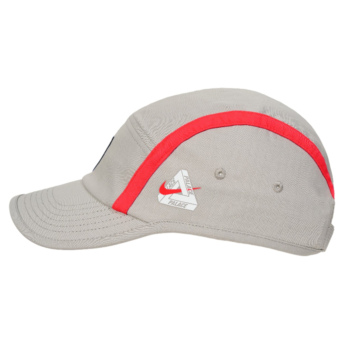 Palace x Nike England Unstructured Cap "Pewter Grey/Bright Crimson"