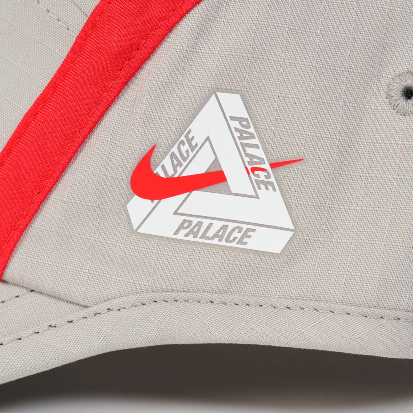 Palace x Nike England Unstructured Cap "Pewter Grey/Bright Crimson"