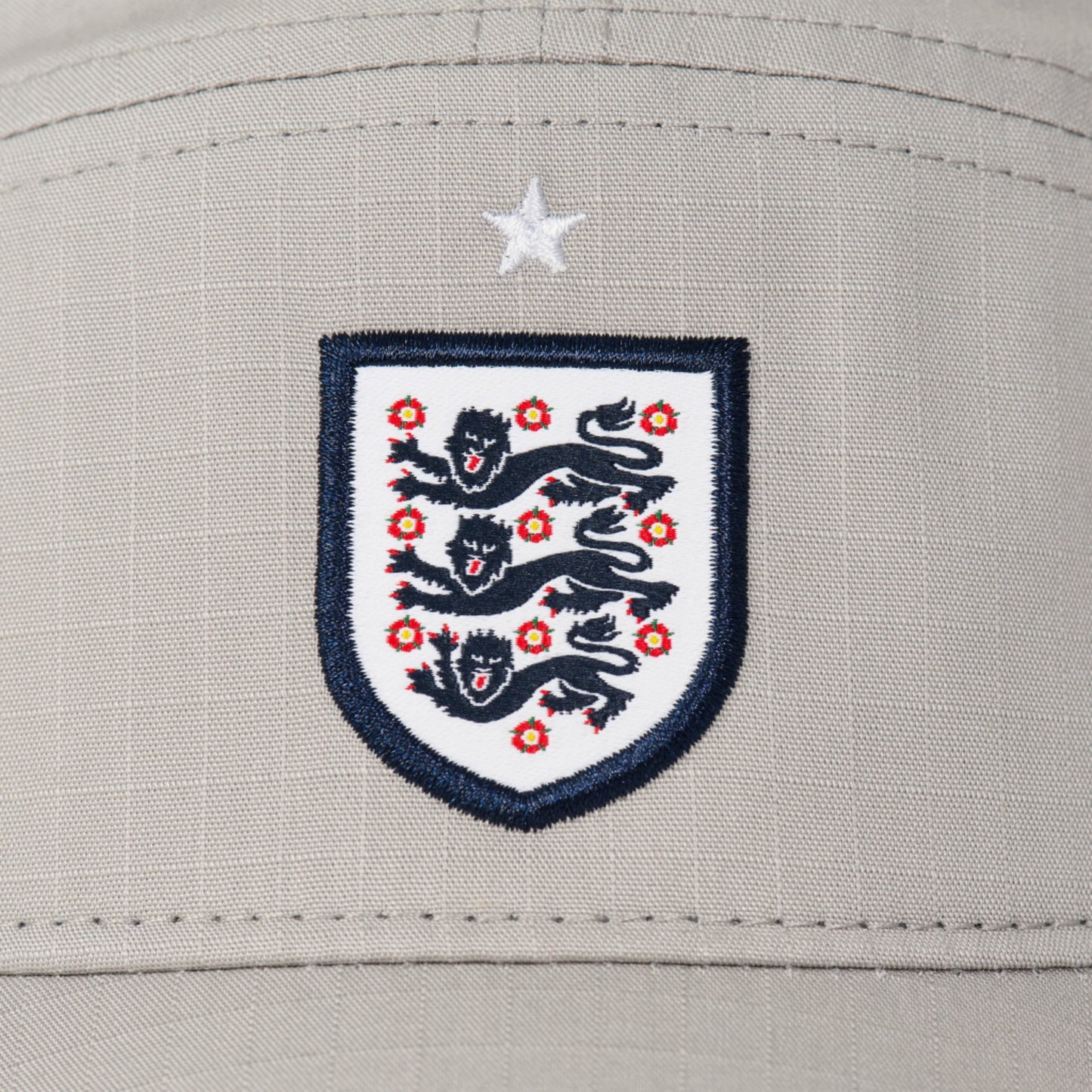 Palace x Nike England Unstructured Cap "Pewter Grey/Bright Crimson"