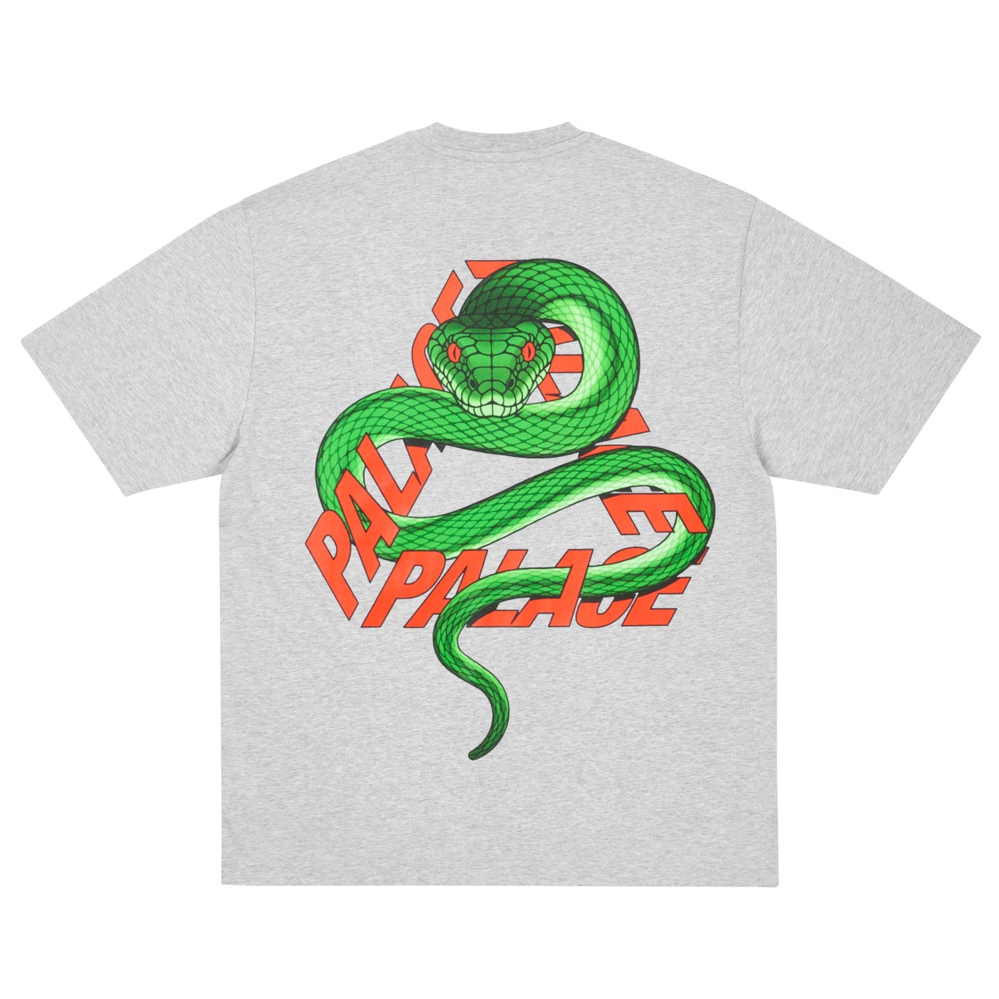 Palace Snakey P3 T-Shirt "Grey Marl"