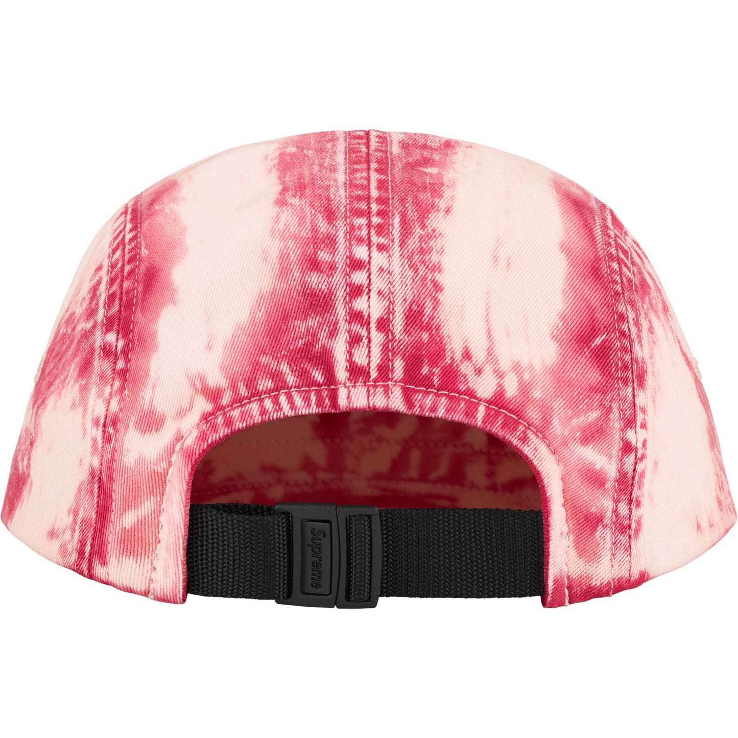 Supreme Bleached Chino Camp Cap "Red"