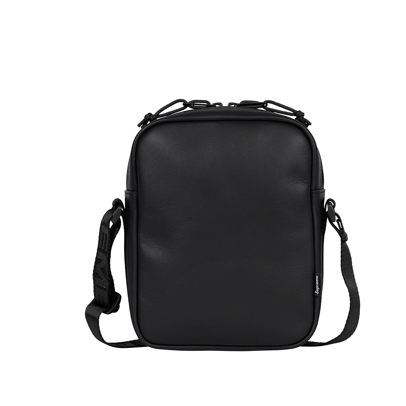 Supreme Leather Shoulder Bag "Black"