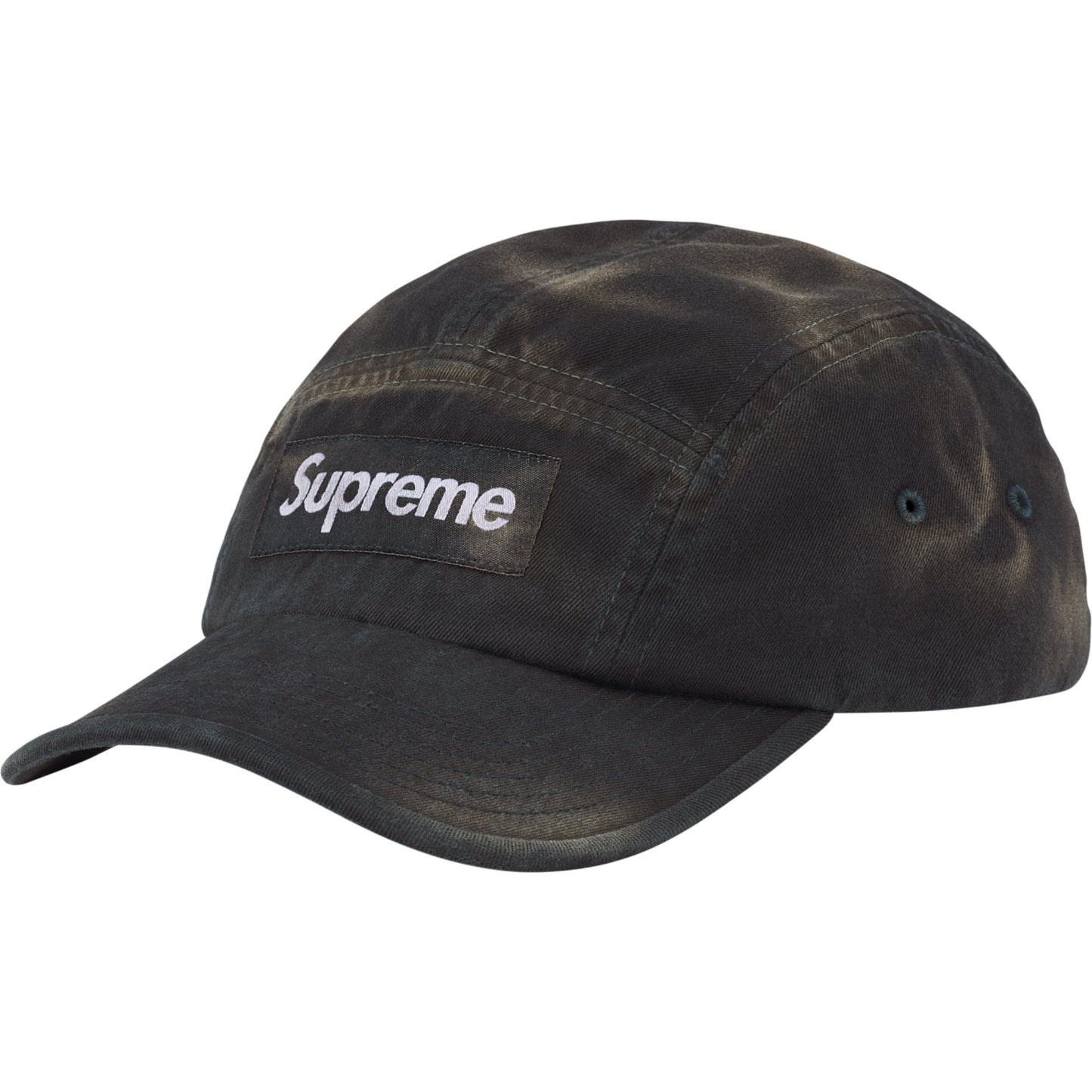 Supreme Overdyed Camp Cap "Black"