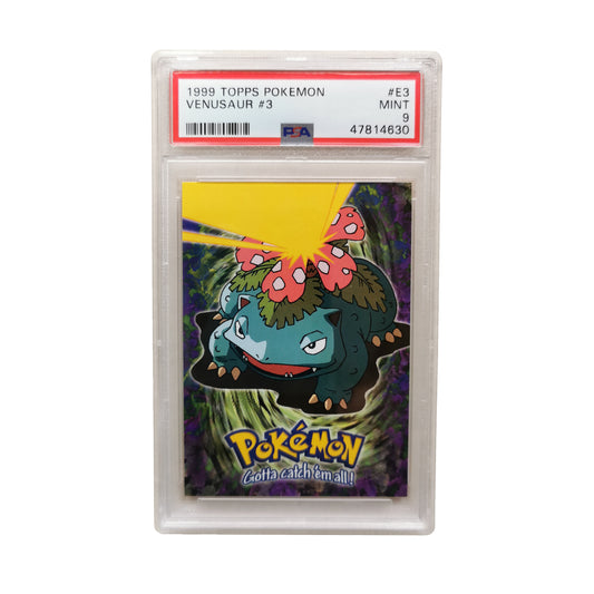1999 Topps Pokemon Venusaur #3 E3 Mint PSA 9