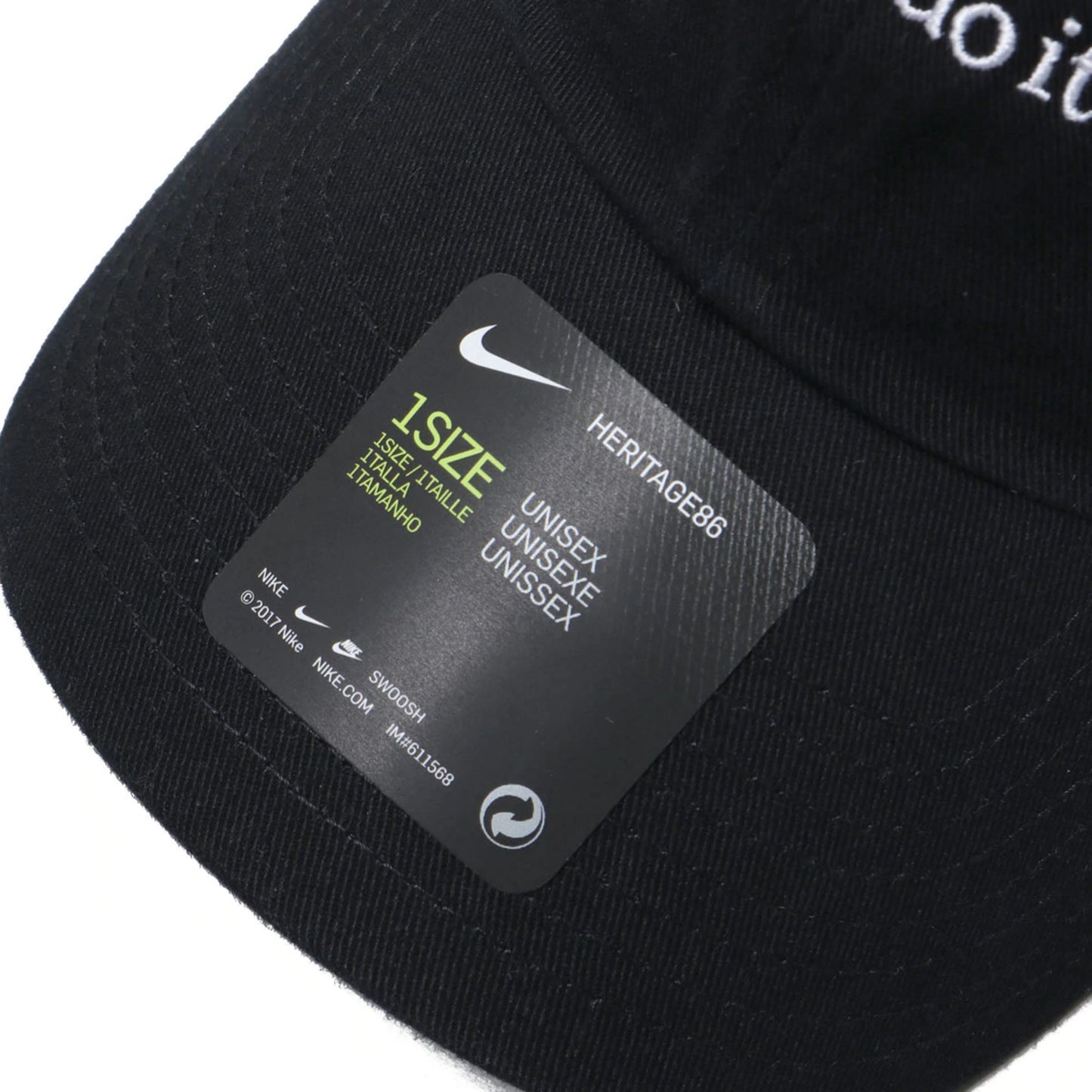 Nike Just Do It Heritage 86 Cap "Black"