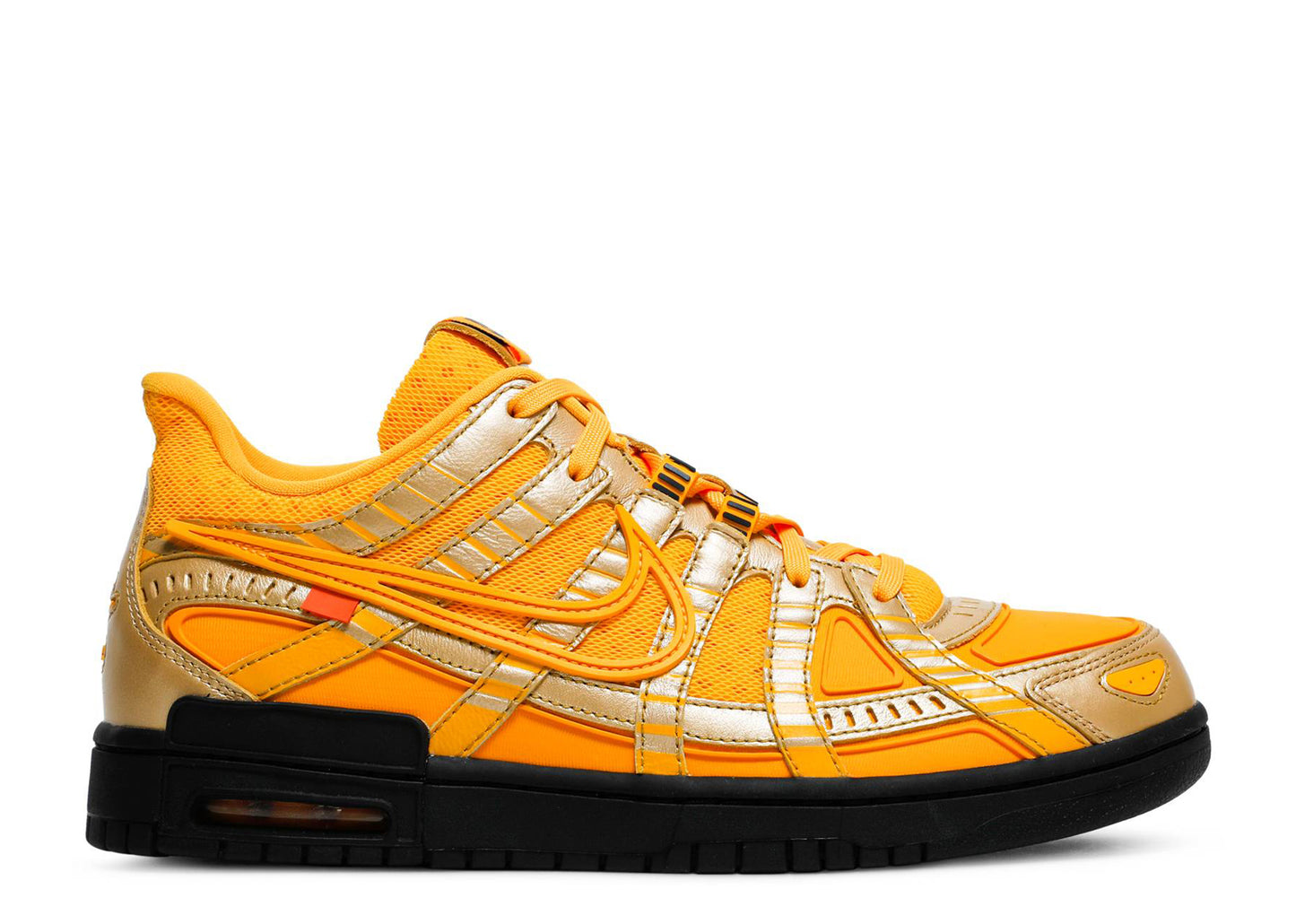 Off White x Nike Air Rubber Dunk "University Gold"