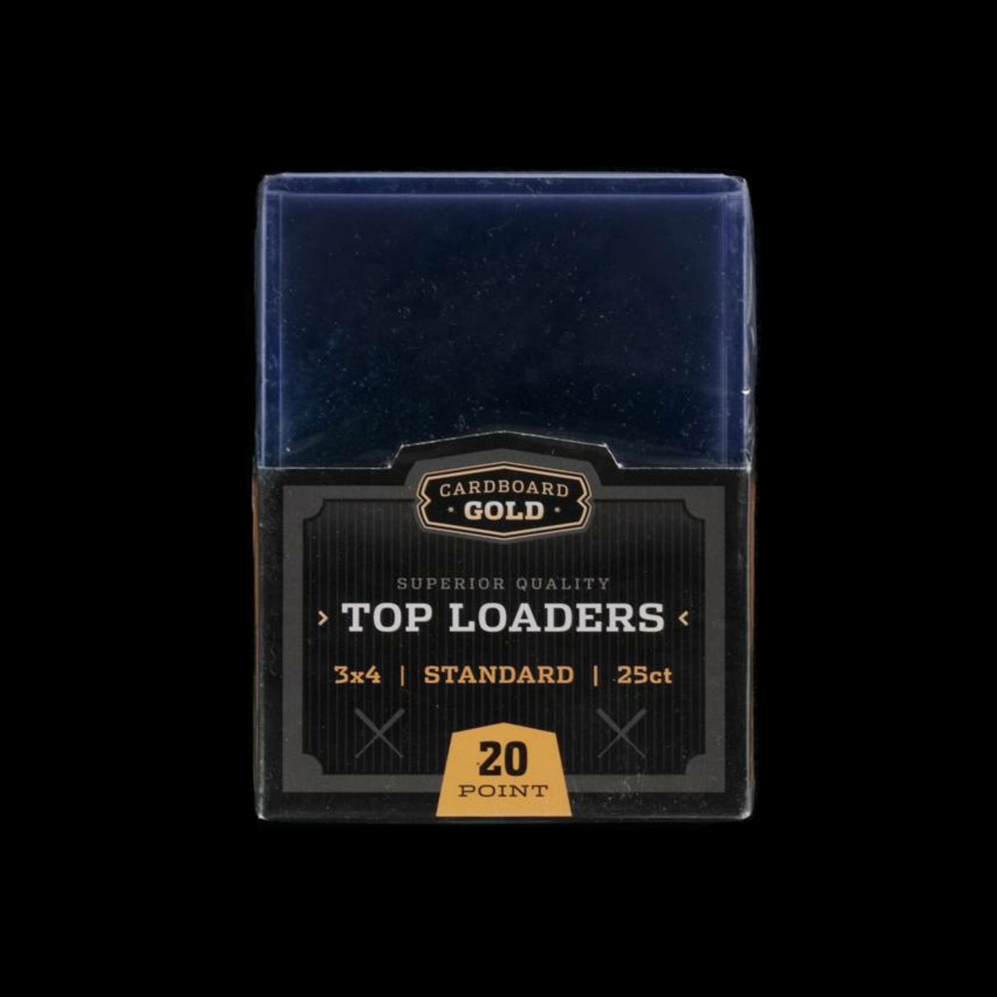 Cardboard Gold 3 x 4 Top Loader Toploader - 20 Point/Pt