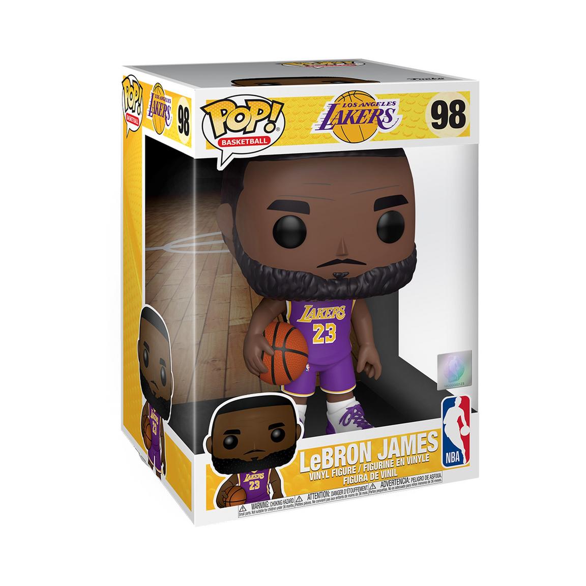 Funko Pop! NBA Basketball Los Angeles Lakers LeBron James 10 Inch #98