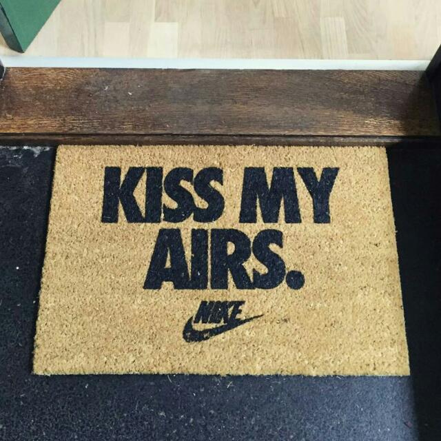 Nike "Kiss My Airs" Doormat